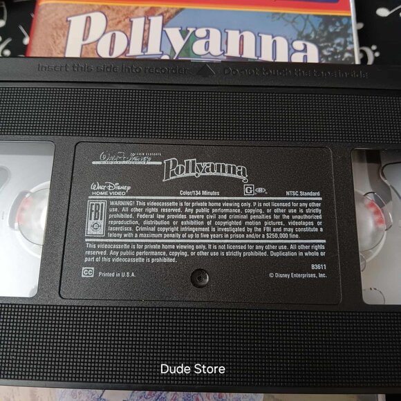 Pollyanna by Walt Disney - 1960 Movie on 1994 VHS - Clamshell Case - Picture 4 of 5